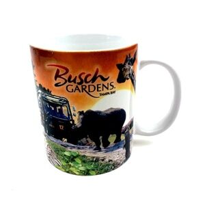 Busch Gardens Tamp Bay Mug Coffee Tea Cup Amusement Parks Souvenir